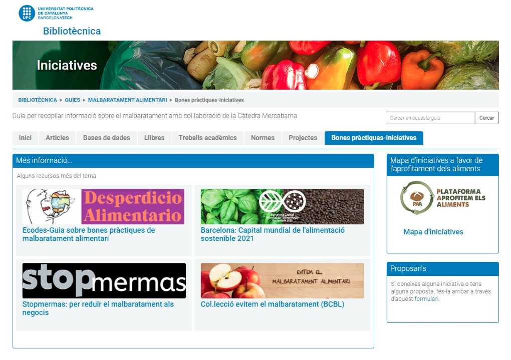 Biblioteca Desperdicio Alimentario