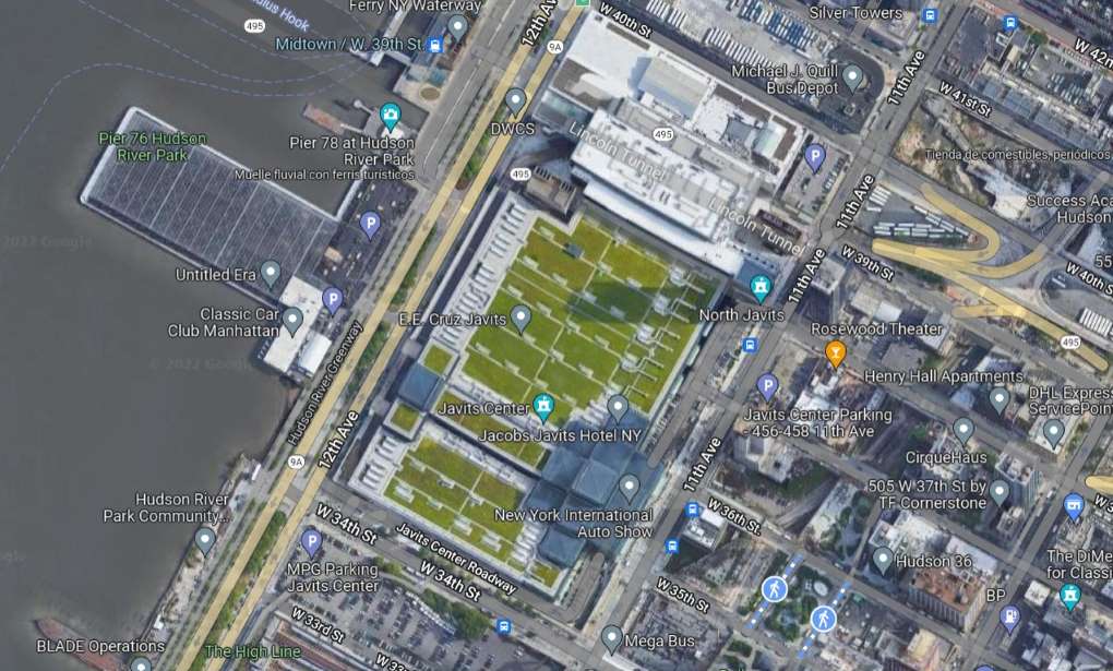 Javits Center techo