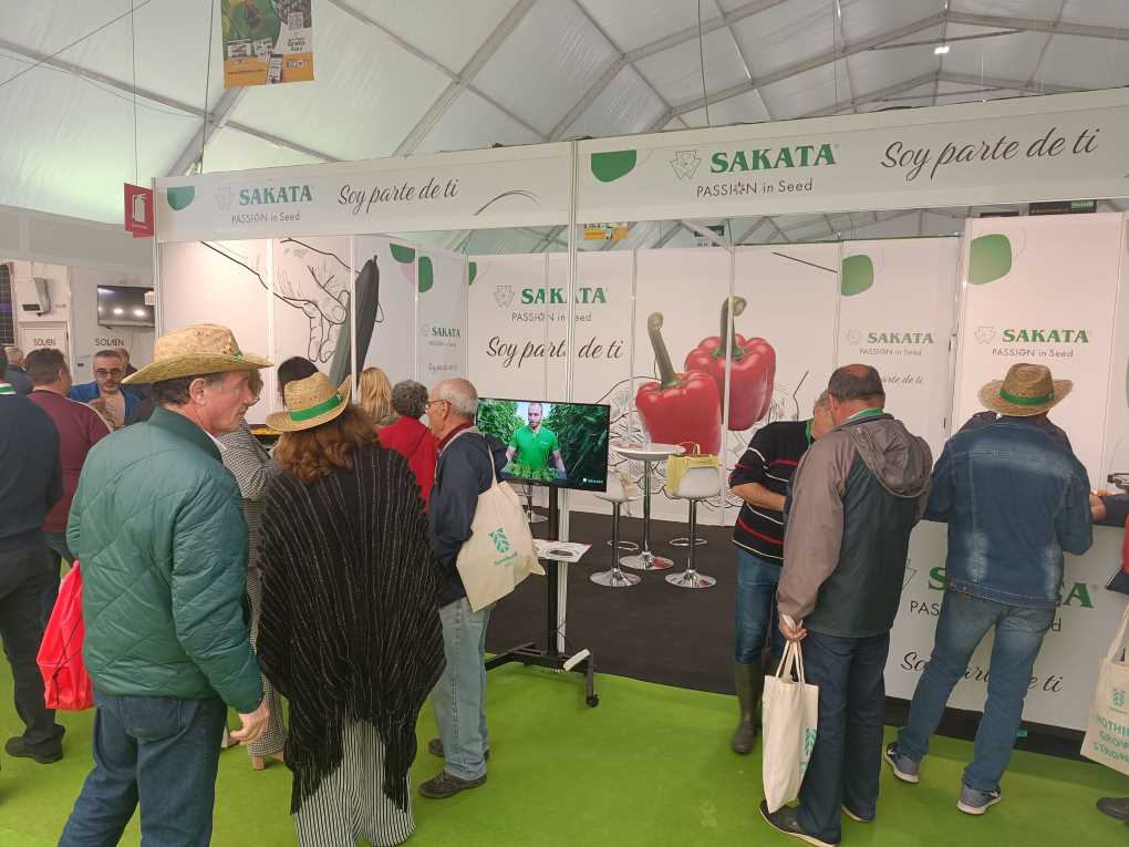 Stand de Sakata en Expolevante.