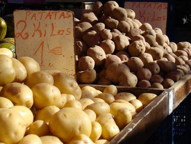 patatas importación