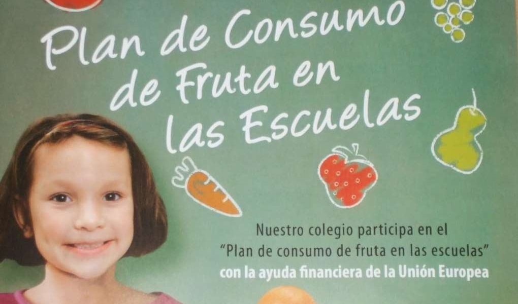 fruta en la escuela