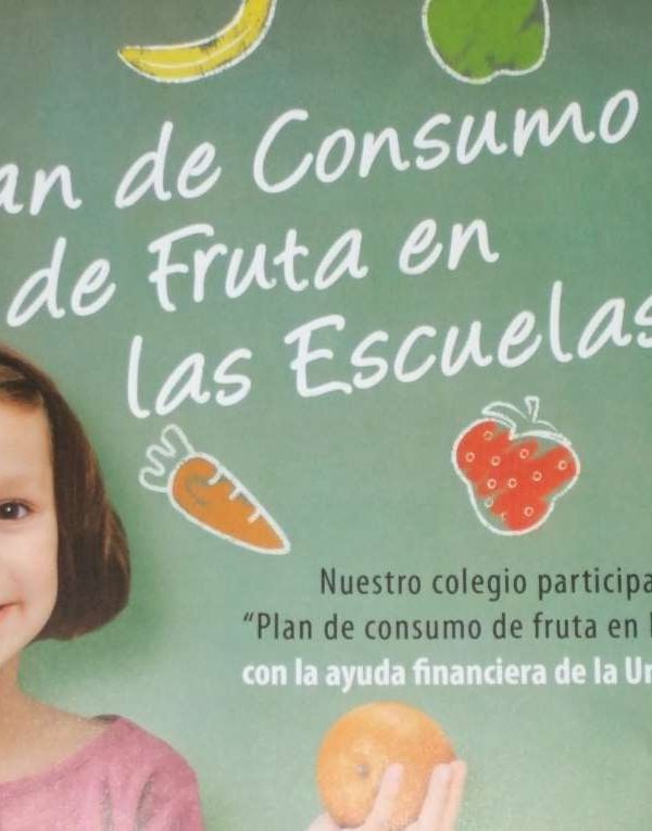 fruta en la escuela