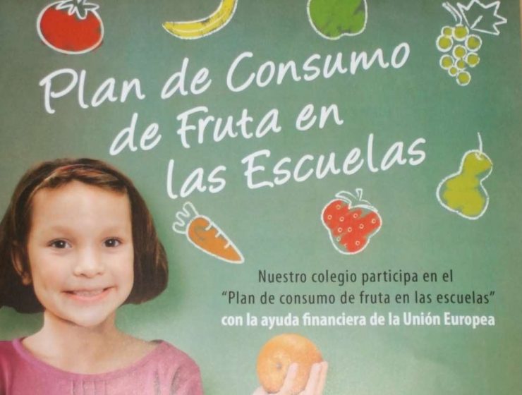 fruta en la escuela