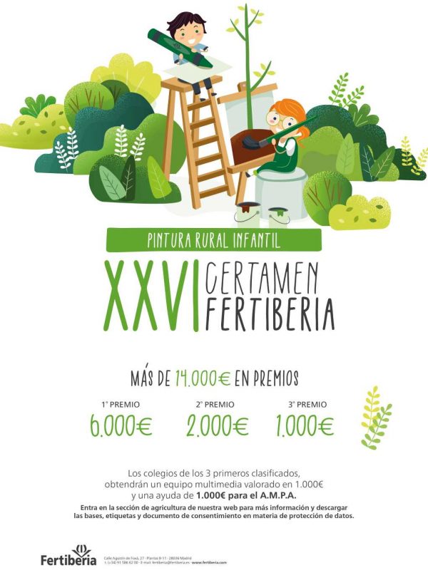 Cartel Certamen Fertiberia Pintura 2022