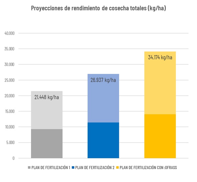 gráfica de producción