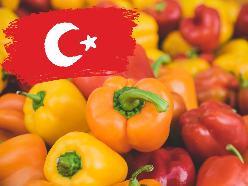 pimientos turquía