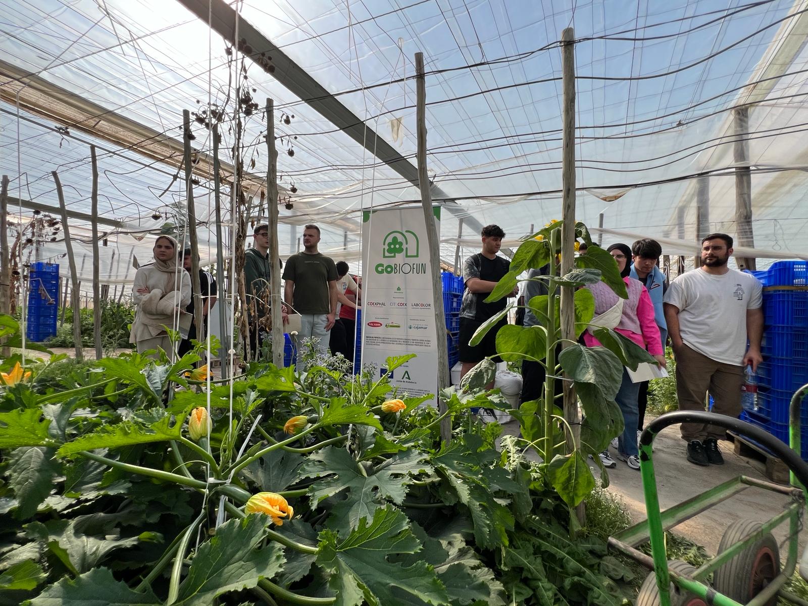 visita invernadero escolares