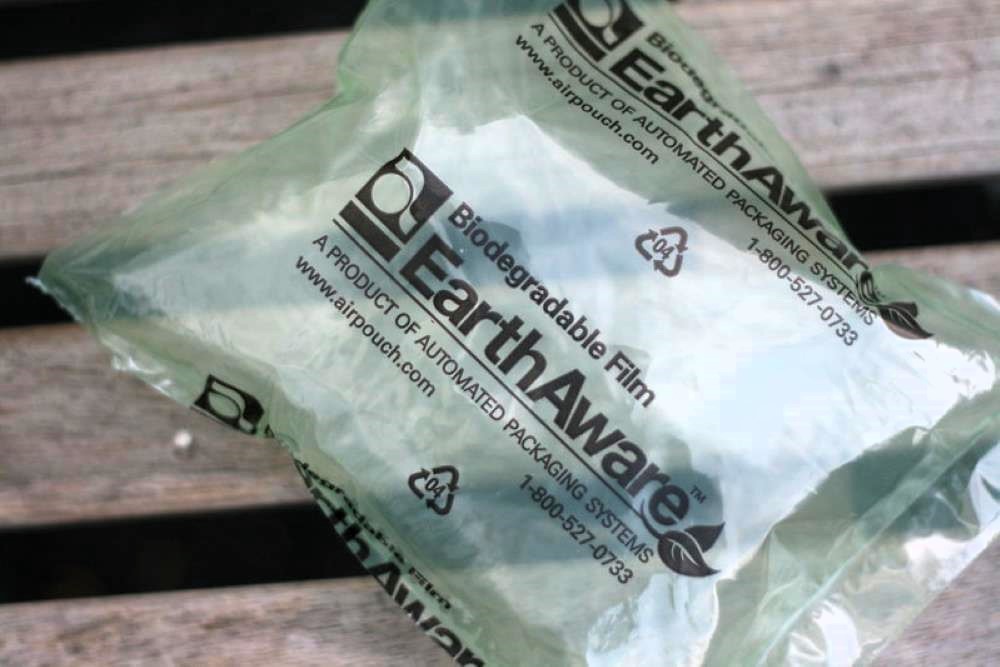 plástico biodegradable