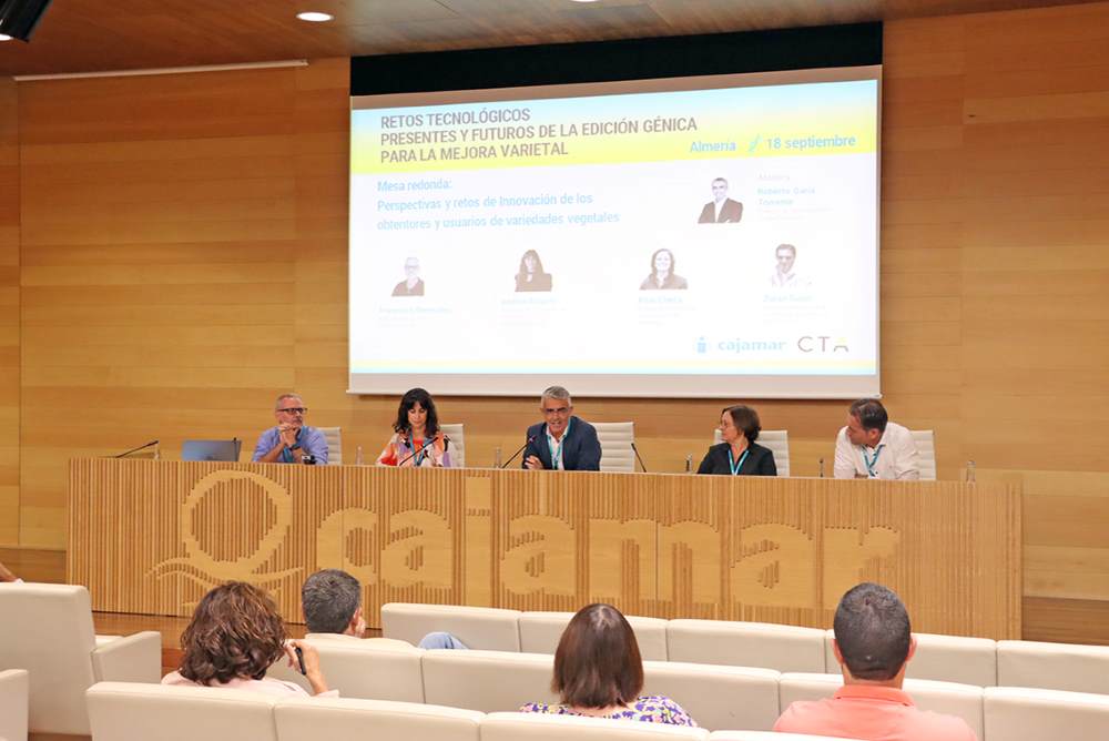Mesa sobre los retos de innovación de los obtentores y usuarios de las variedades vegetales