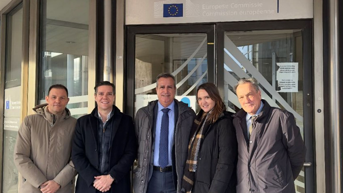 Equipos de Fepex y Coexphal en Bruselas