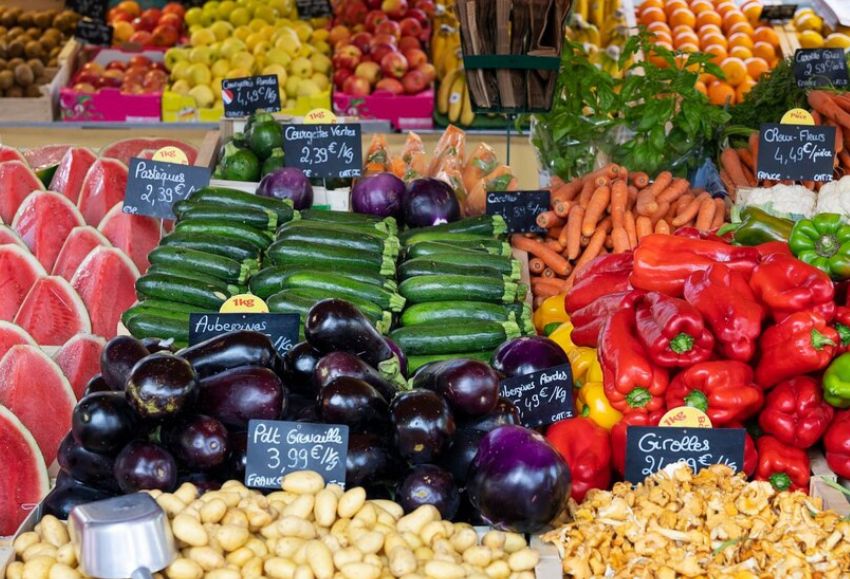 Frutas y hortalizas mercado alemán