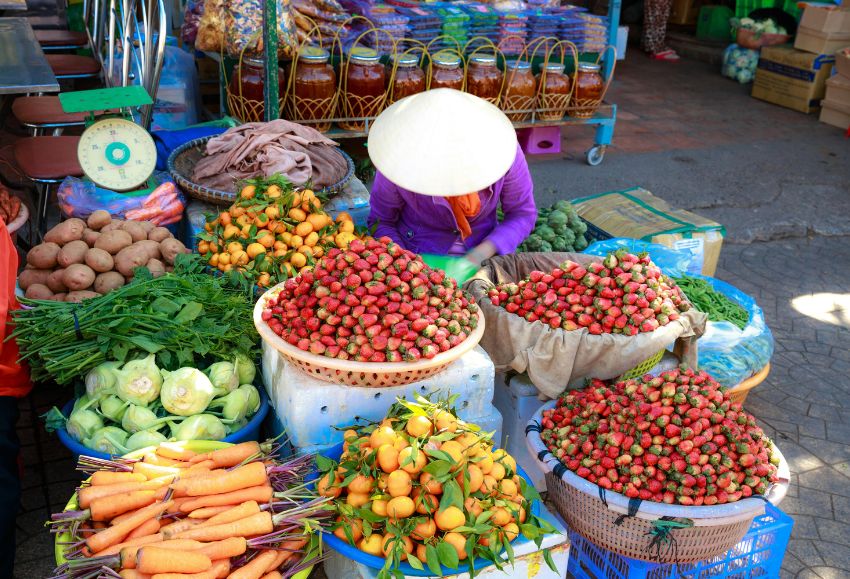 mercado asiatico de frutas y hortalizas