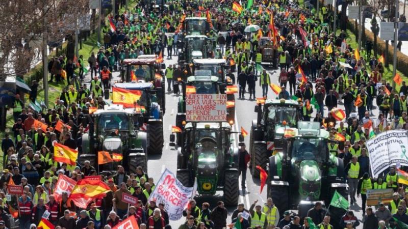 protestas de agricultores