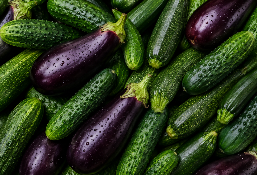 berenjena-pepino-calabacín